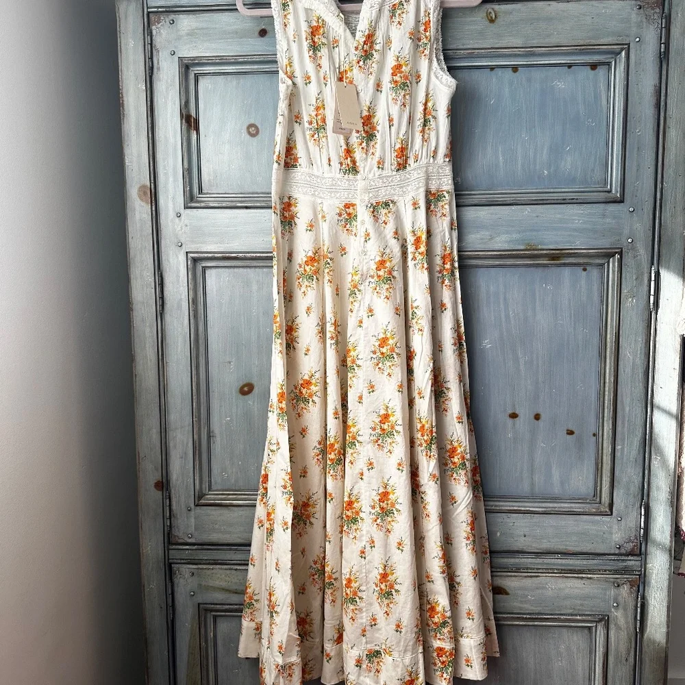 Doen Lilliane Dress Petit Bouquet de Chamonix Size XL NWT - Picture 10 of 13